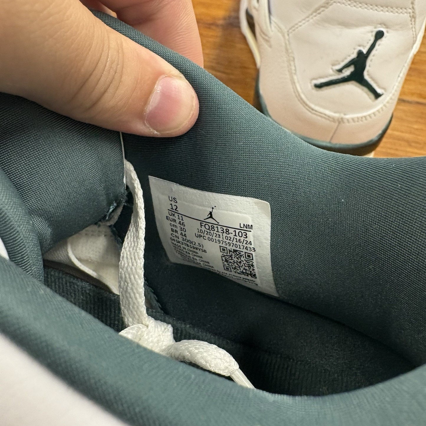 Size 12 - Air Jordan 4 Retro Oxidized Green Worn Once