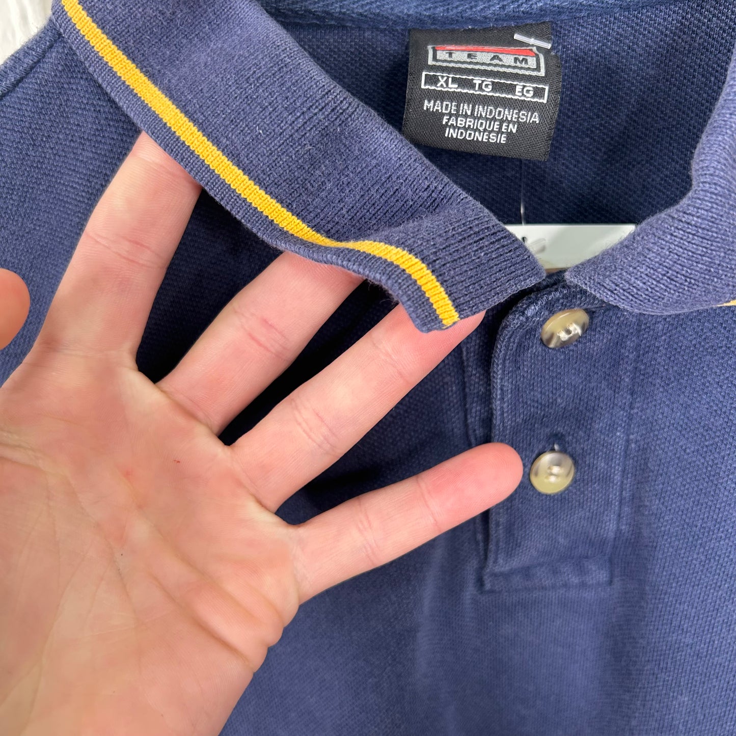 Vintage Y2K WVU Nike Polo (XL)