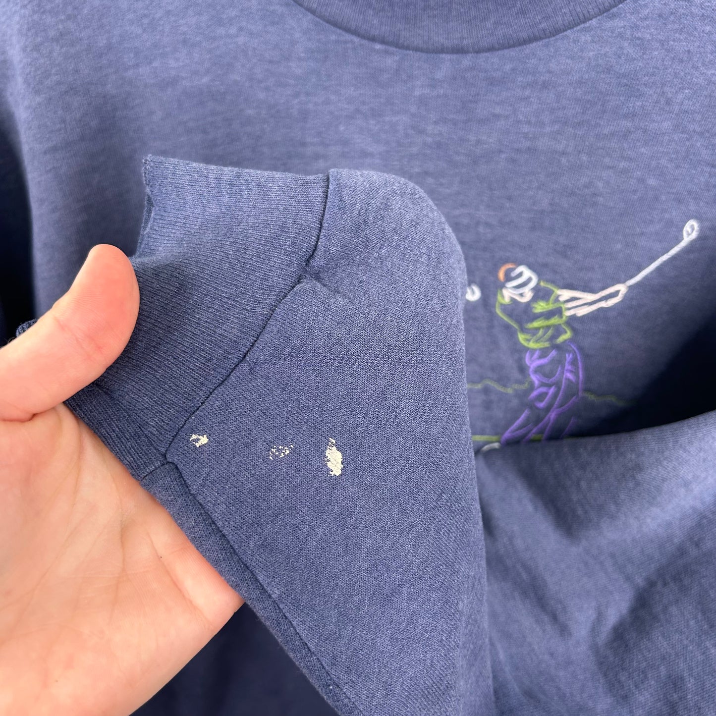 Vintage Embroidered Golf Crewneck (L)