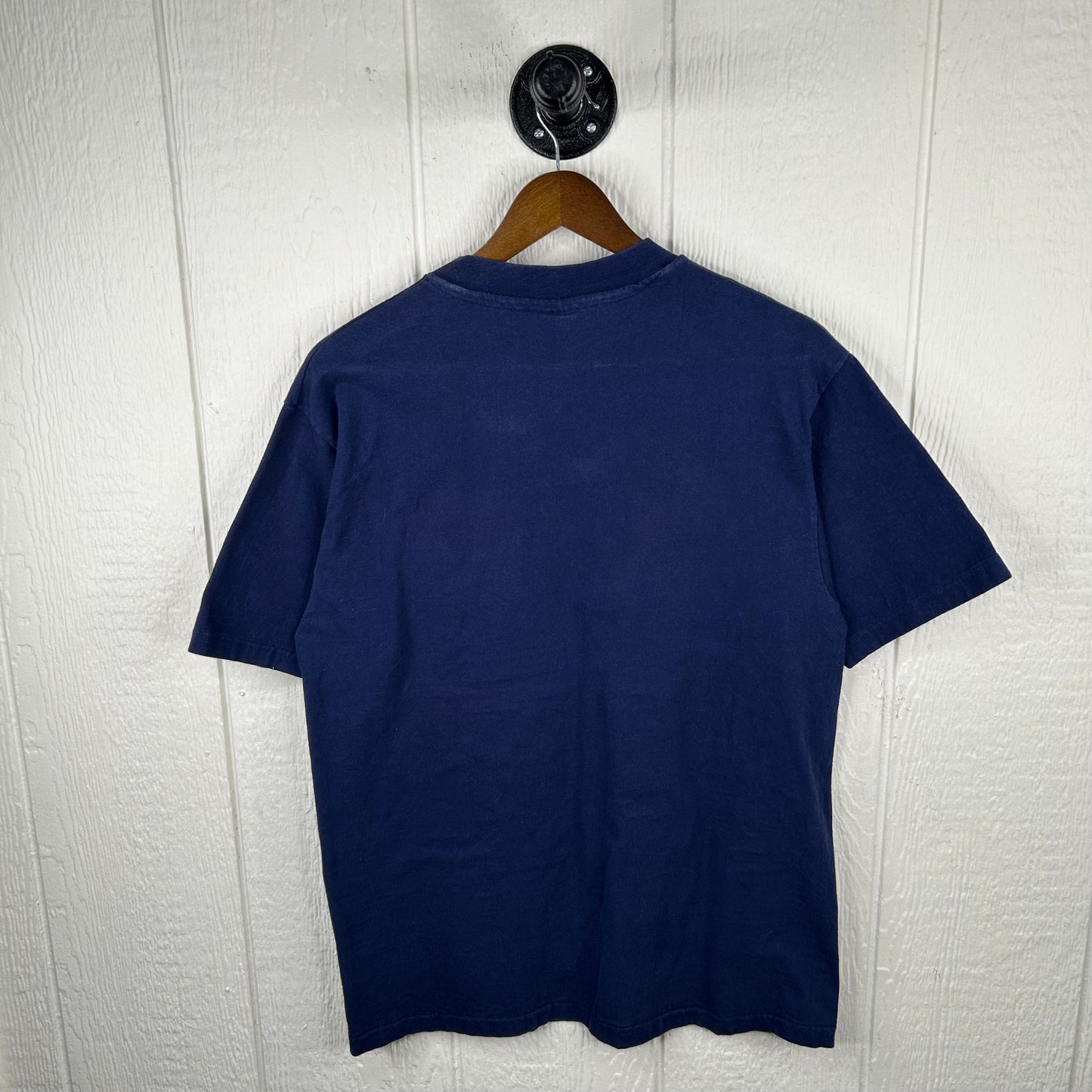 Vintage 90's Navy WVU Mom Graphic Tee (L)