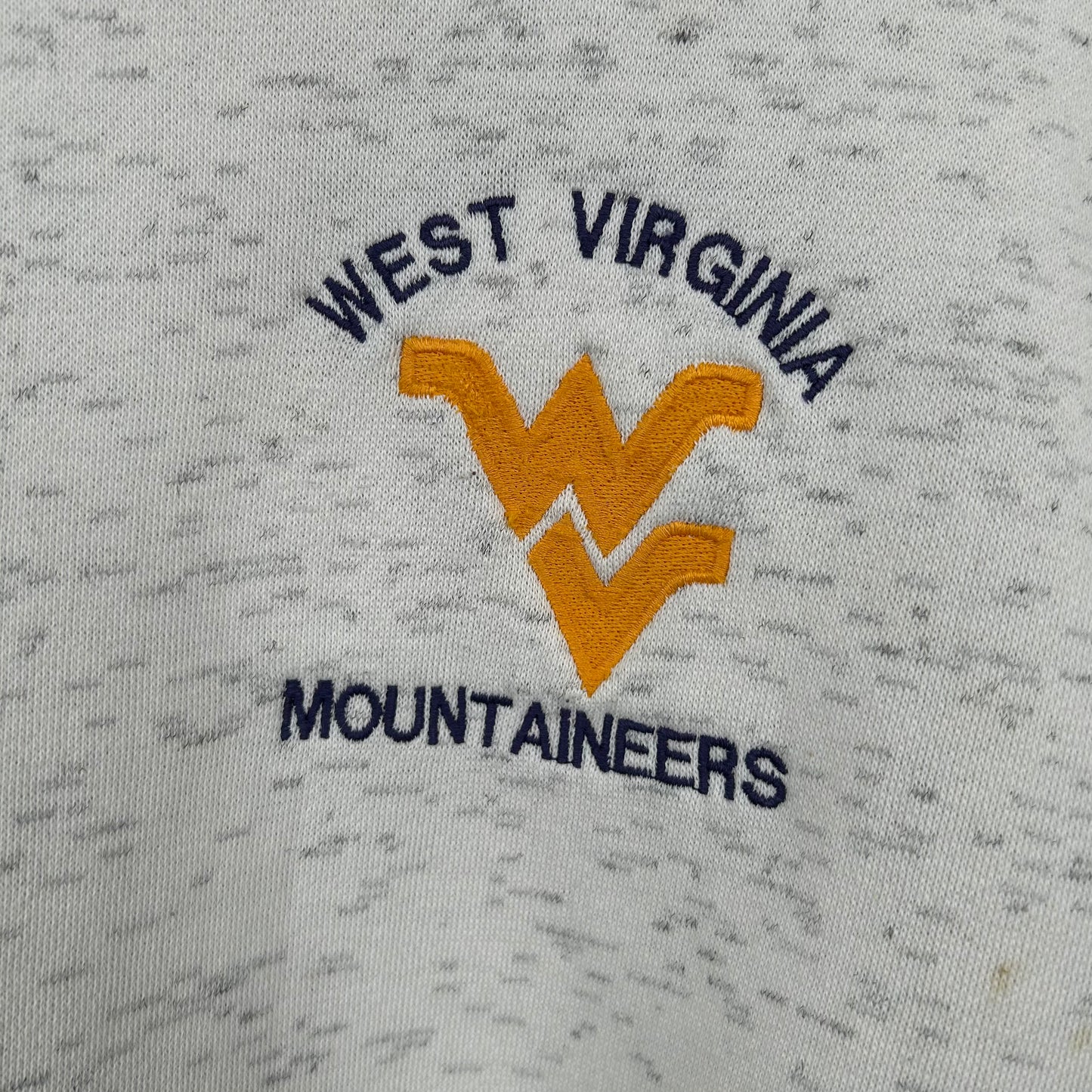 Vintage Embroidered West Virginia Mountaineers Crewneck (L)