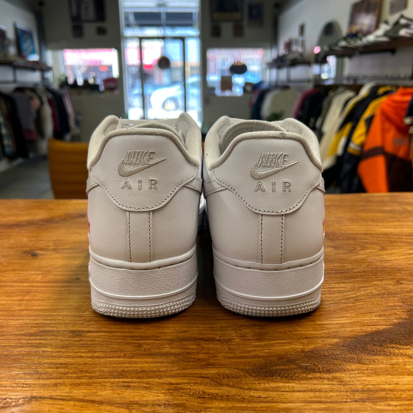 Men's Size 12 - White Nike AF1 Supreme