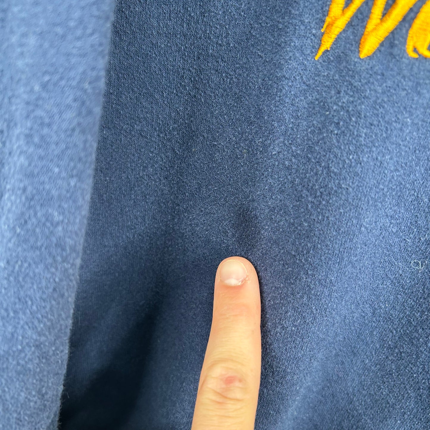 Y2K Embroidered West Virginia University Crewneck (M)
