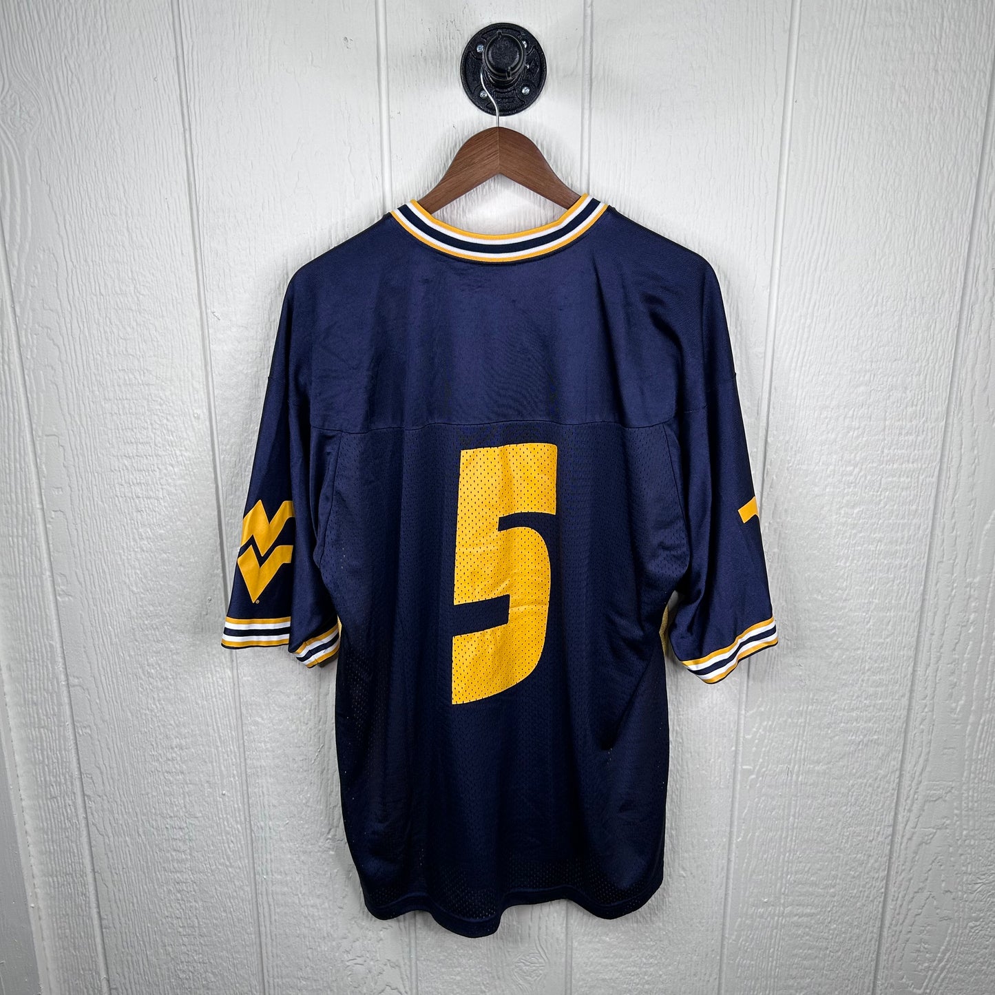 Y2K Nike WVU Football Navy Pat White Jersey (XL)