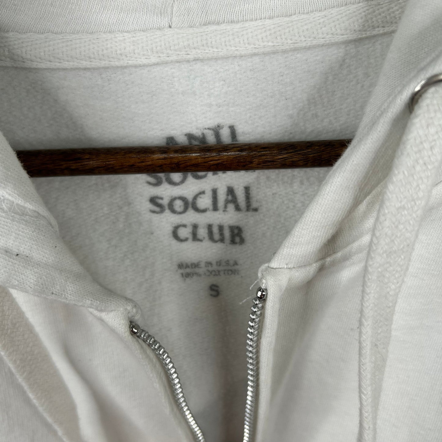 Modern 2016 Style Floral Anti Social Social Club Full-Zip Hoodie (S)