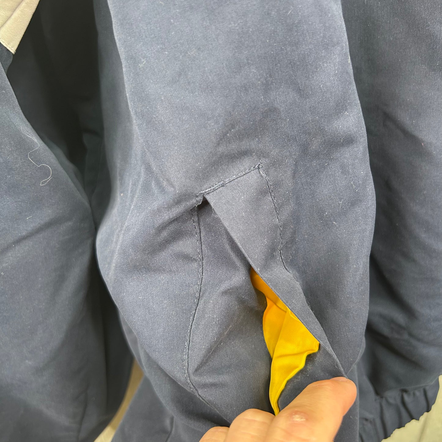 Vintage 90's WVU Mountaineers Double-Sided Windbreaker (XXL)
