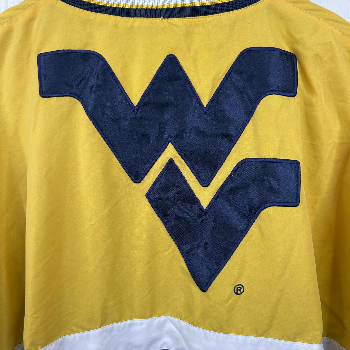 Vintage 90's WVU Mountaineers Double-Sided Windbreaker (XXL)