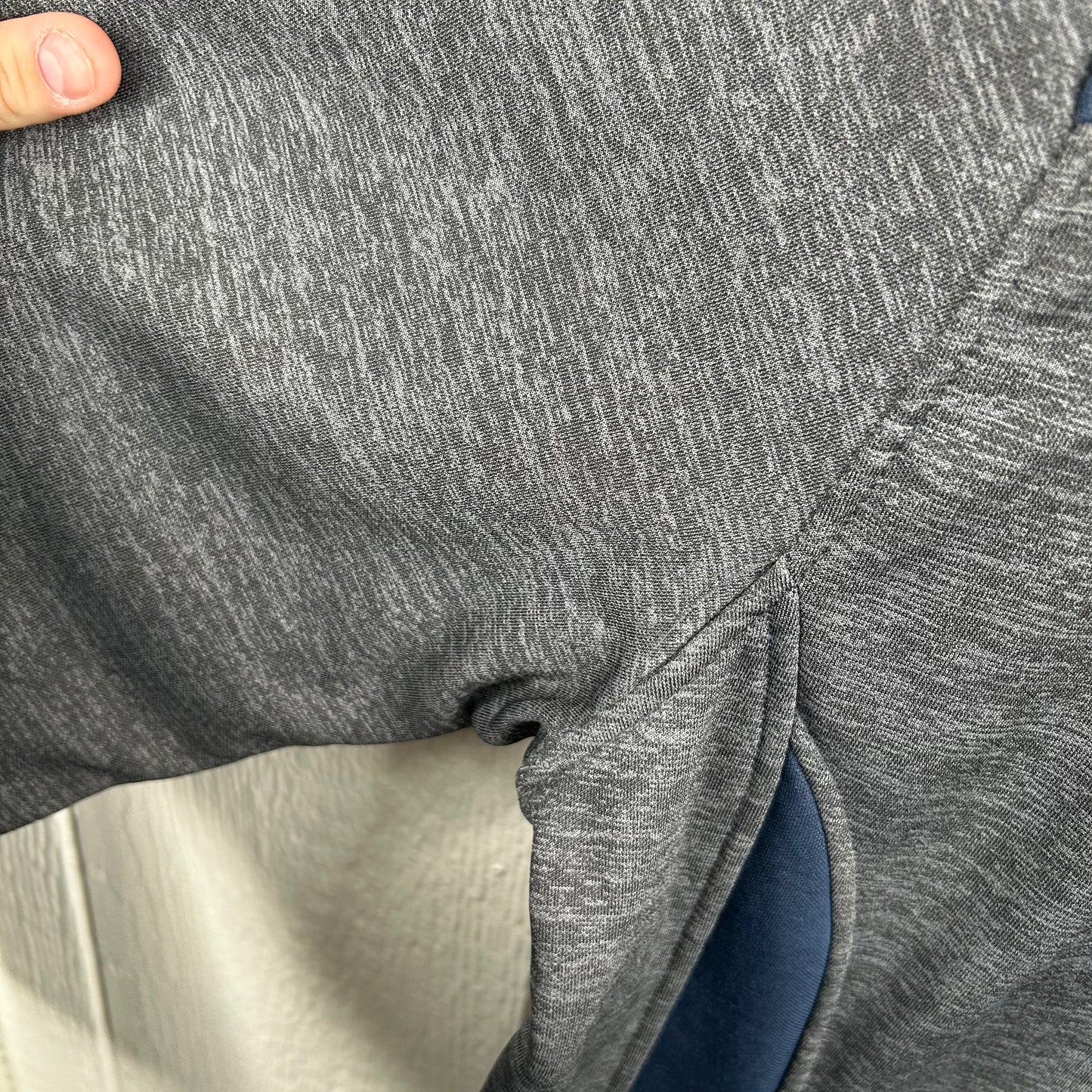 Modern Embroidered Flying WV Gray Full-Zip Jacket (XL)