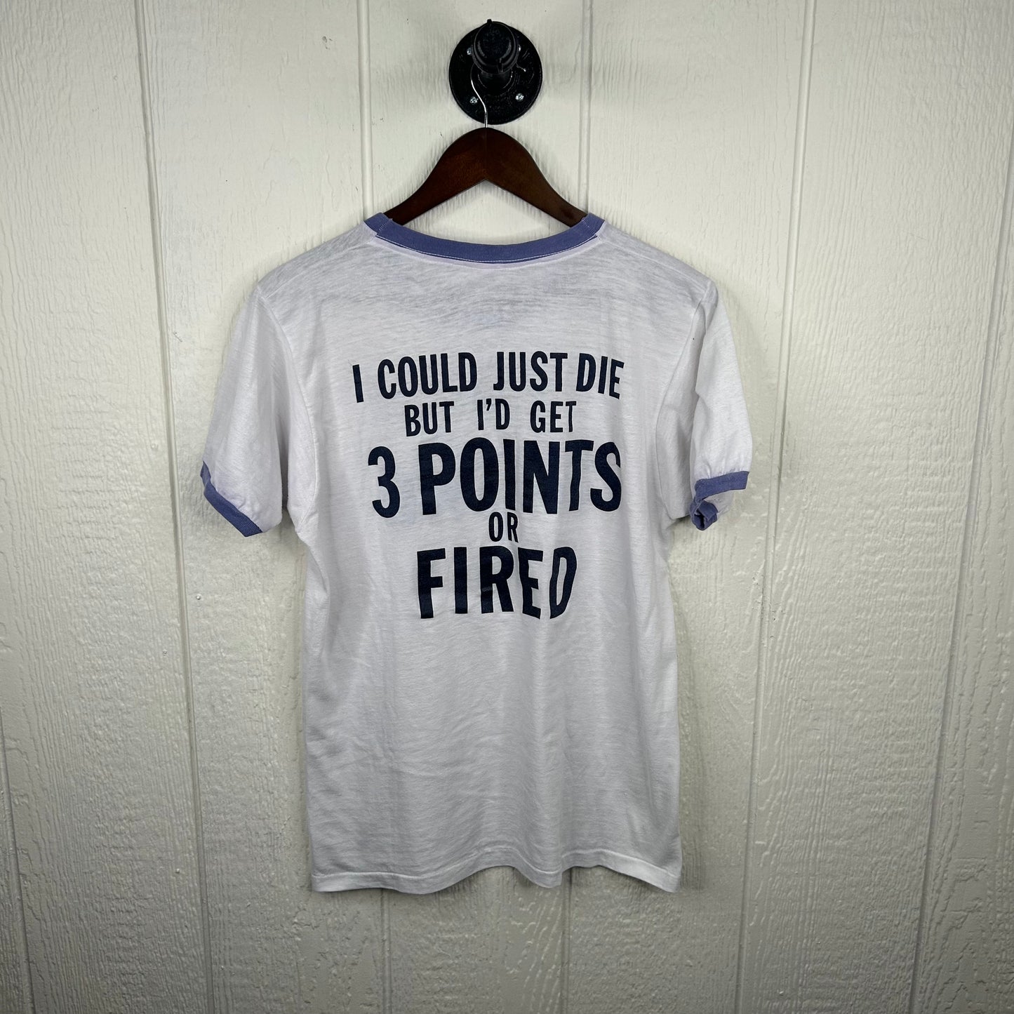 Vintage 90s 'I Work At Metro' Morgantown Tee (L)