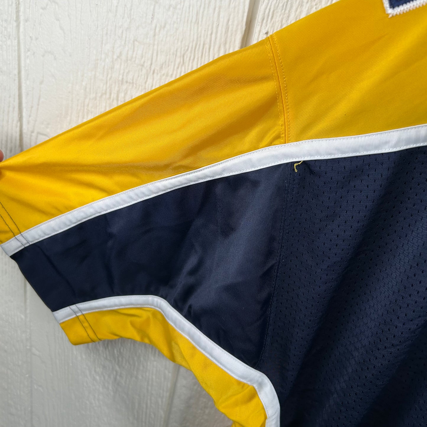 Vintage 90's WVU Number 1 Navy Jersey (XXL)