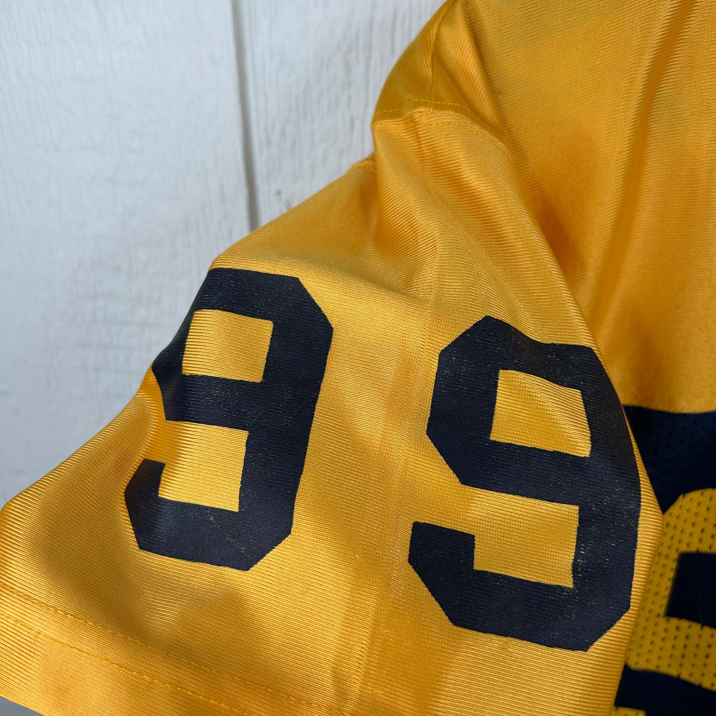 Y2K WVU Number 99 Navy & Gold Jersey (L)