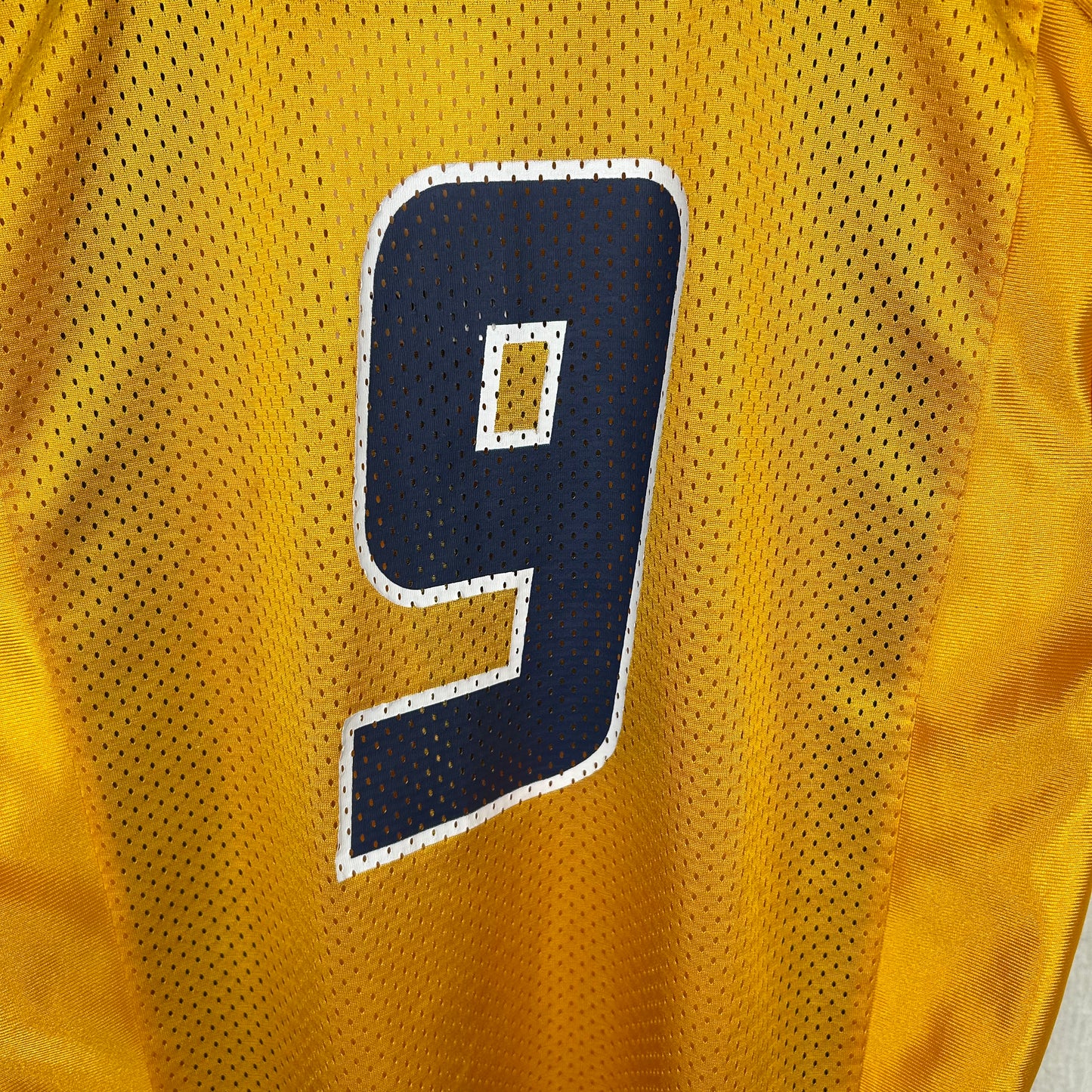Y2K Gold WVU Nike Football Jersey (S)