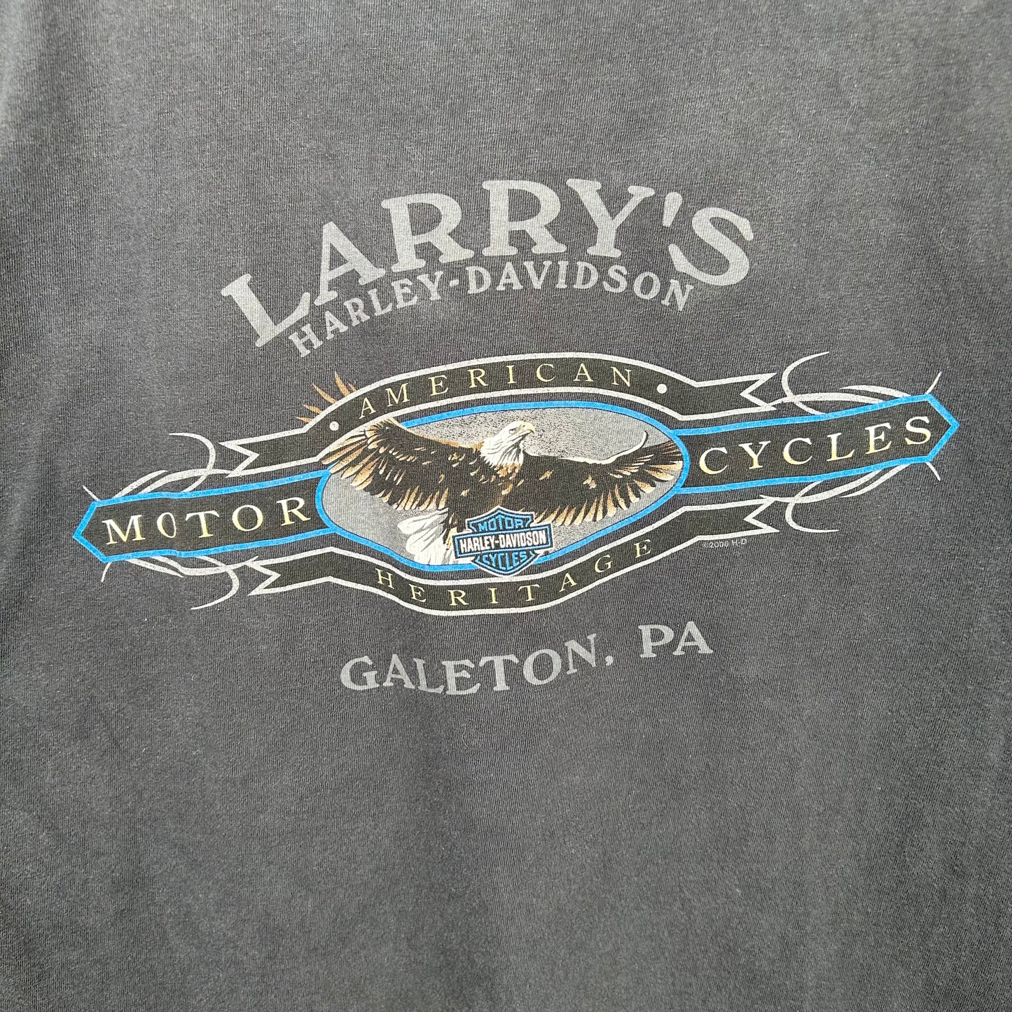Vintage 90's Harley Davidson Motorcycles Graphic Tee (L)