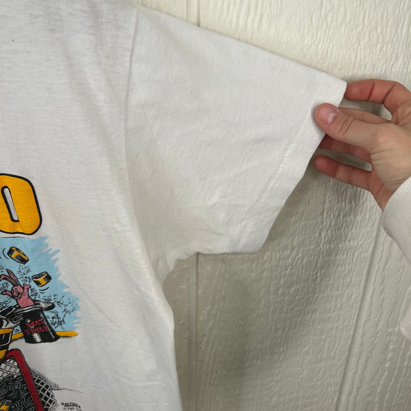 Vintage Pittsburgh Penguins Mario The Magnificent Graphic Tee (L)