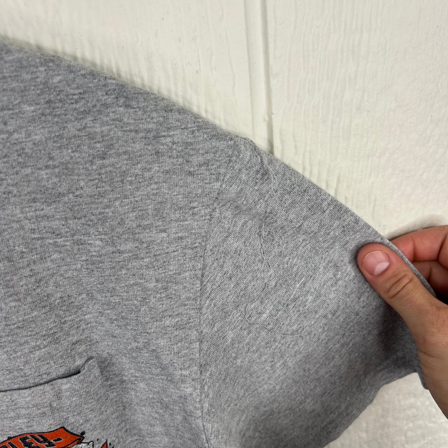 Y2K Glacier Harley Davidson Kalispell Montana Pocket Tee (L)