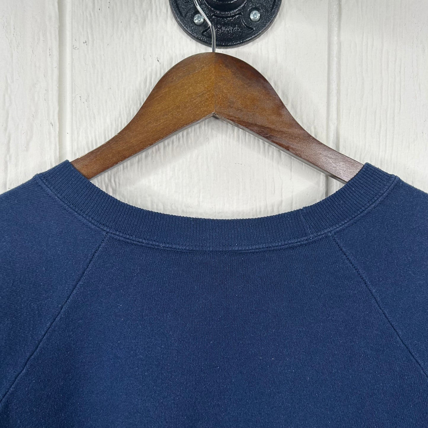 Vintage 80's West Virginia Mountaineers Navy Crewneck (L)