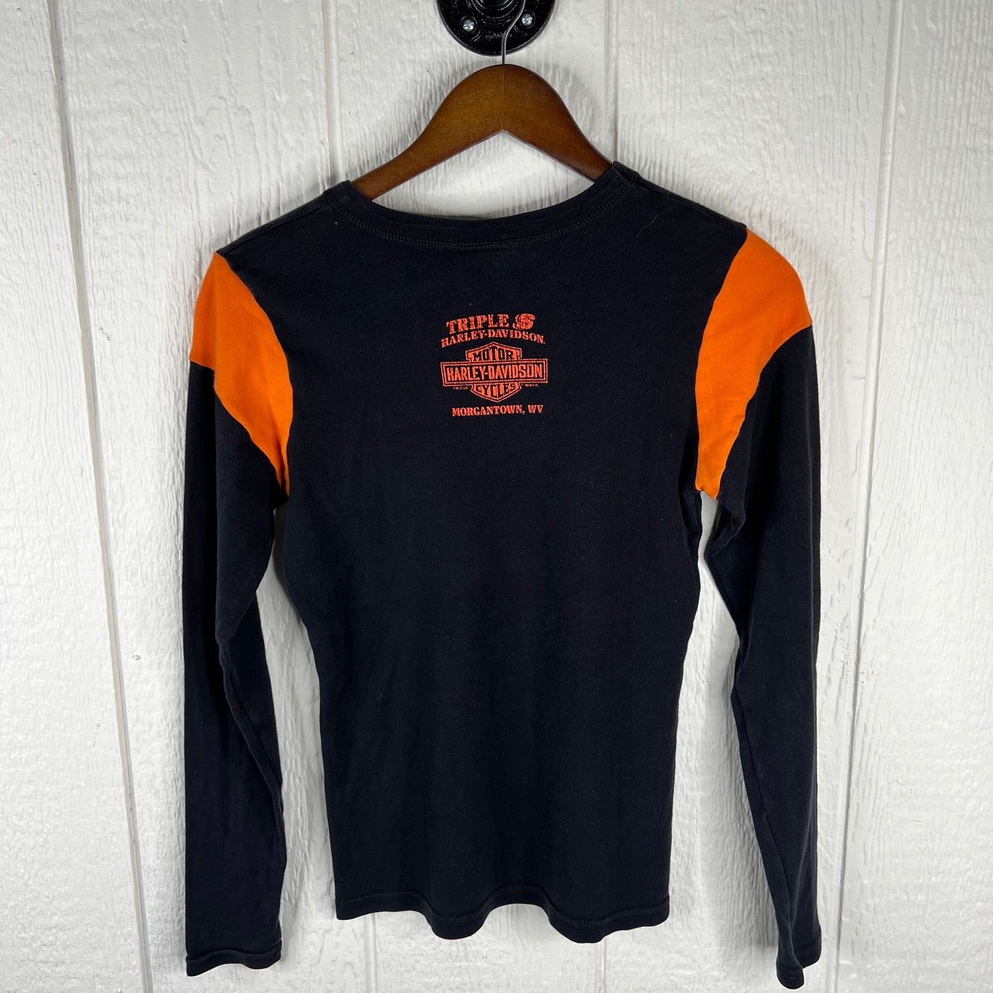 Vintage Harley Davidson Longsleeve baby tee (M)
