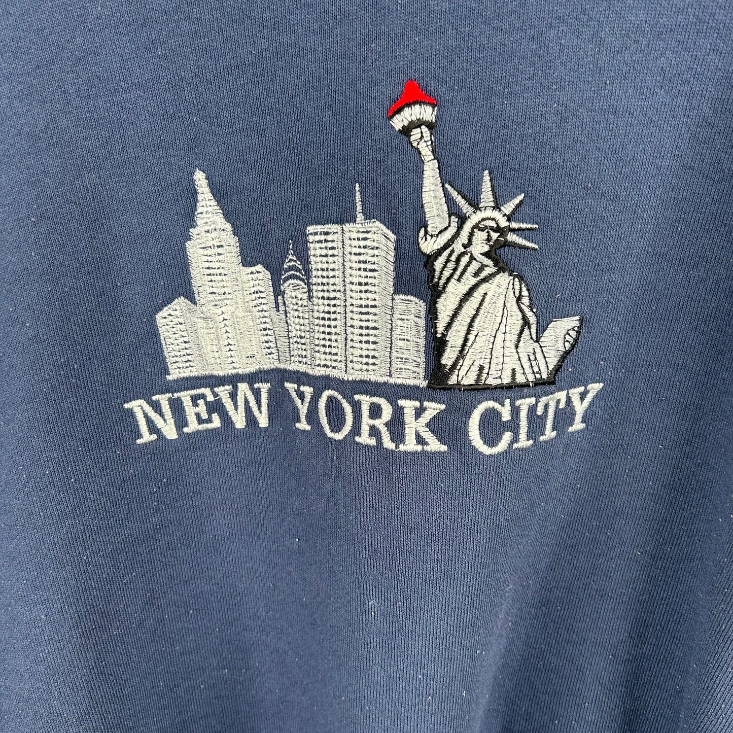 Vintage Embroidered New York City Crewneck (XL)