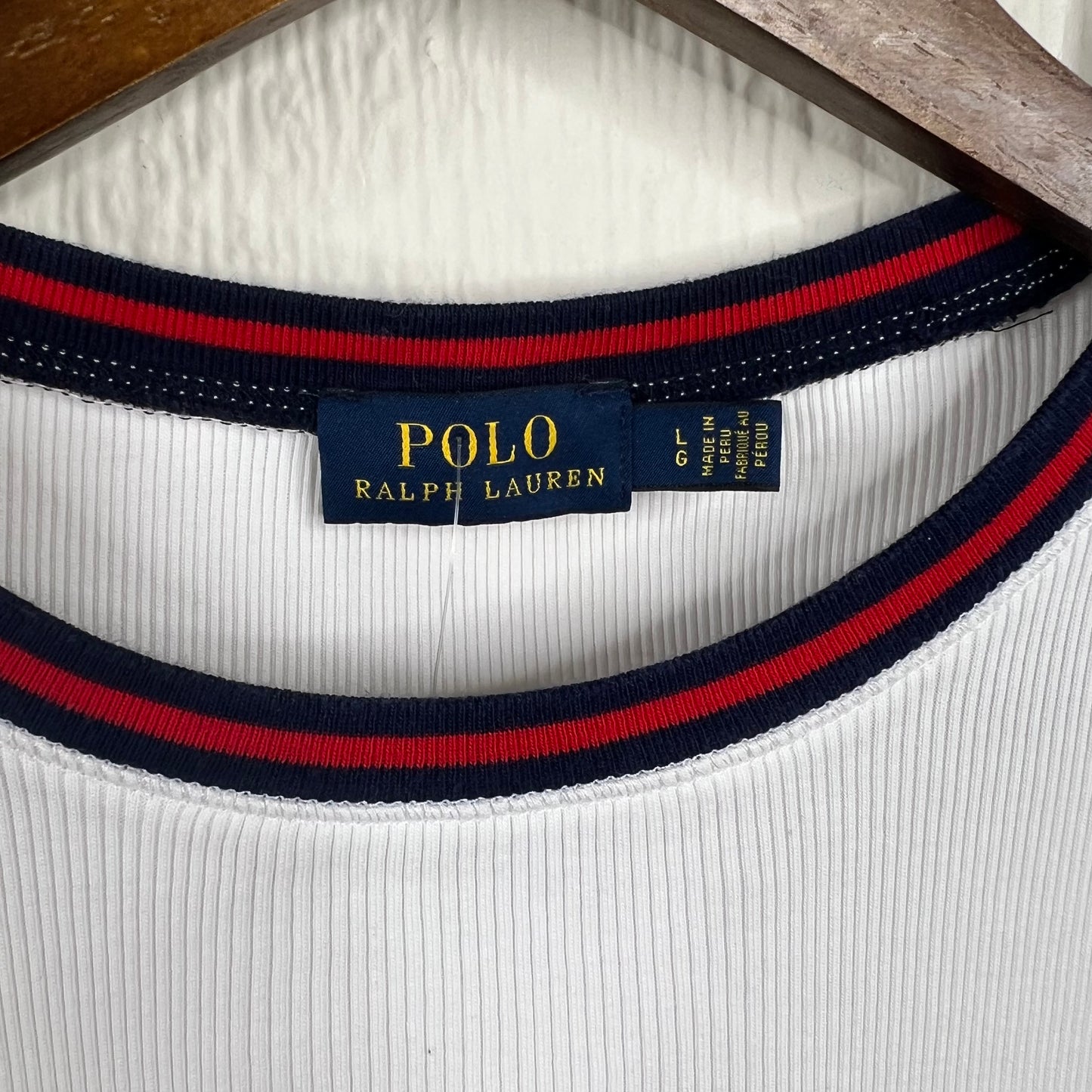 Vintage Polo Baby Tee (L)