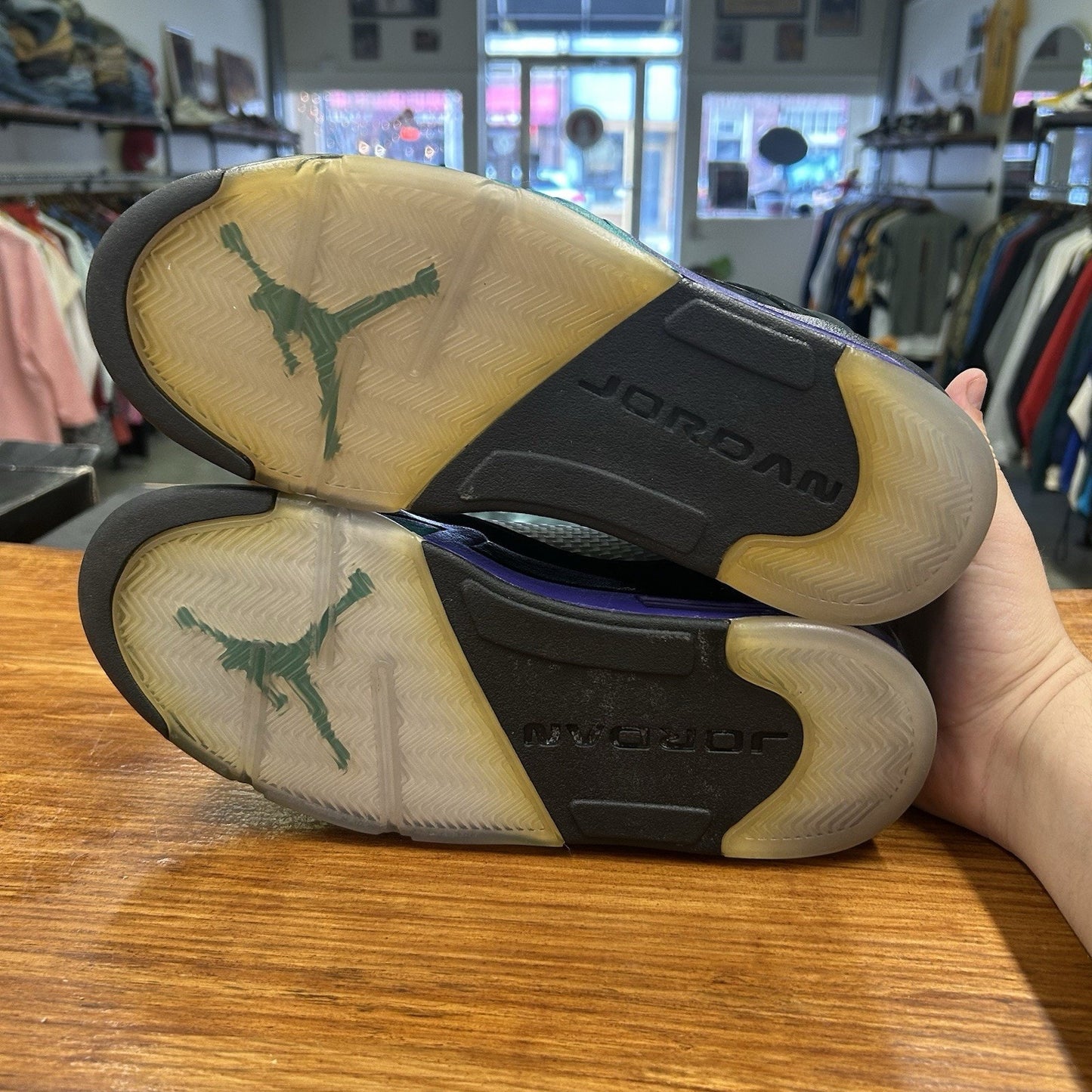 Size 10 - Air Jordan 5 Retro Black Grape