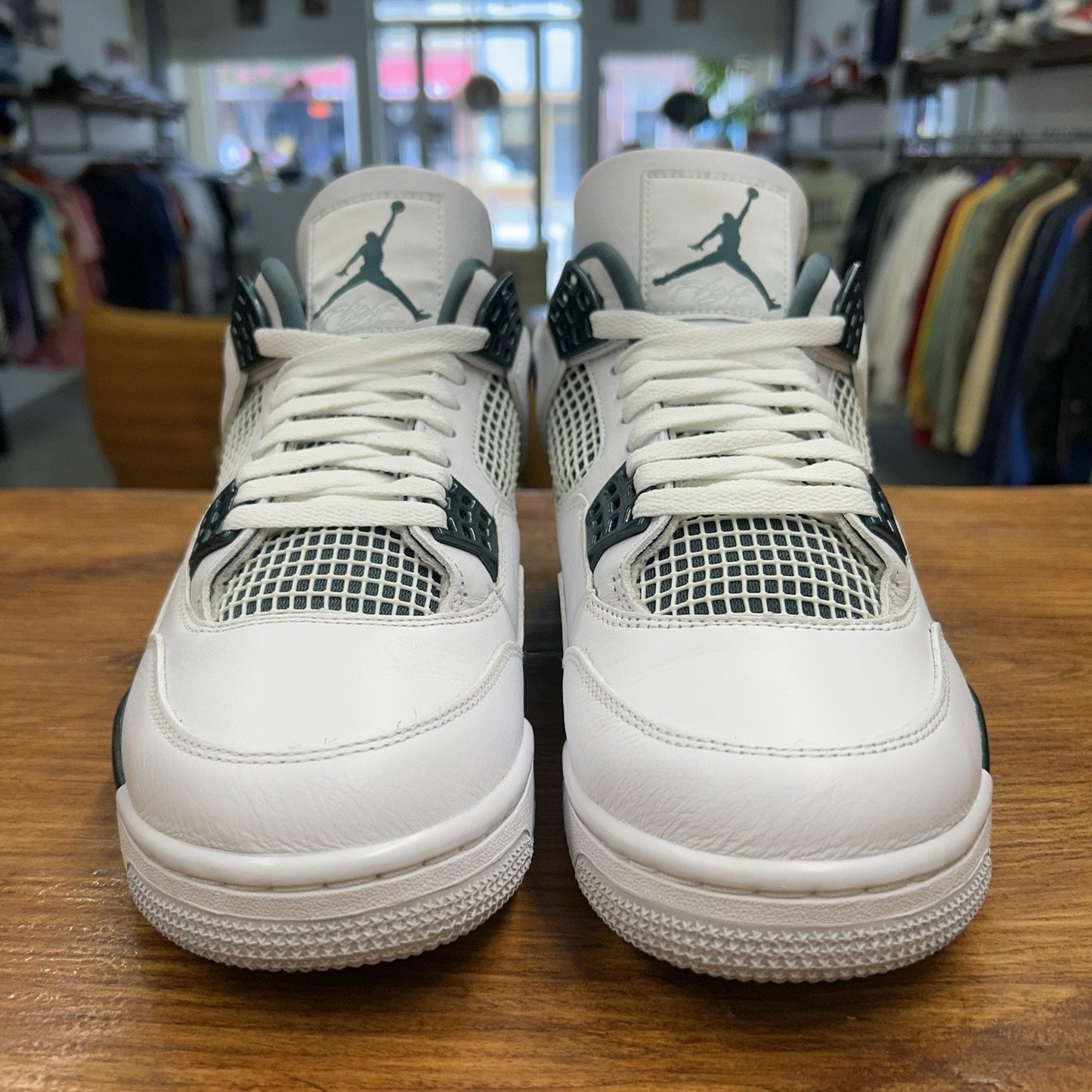 Size 10 - Air Jordan 4 Retro Oxidized Green Worn Once OG All