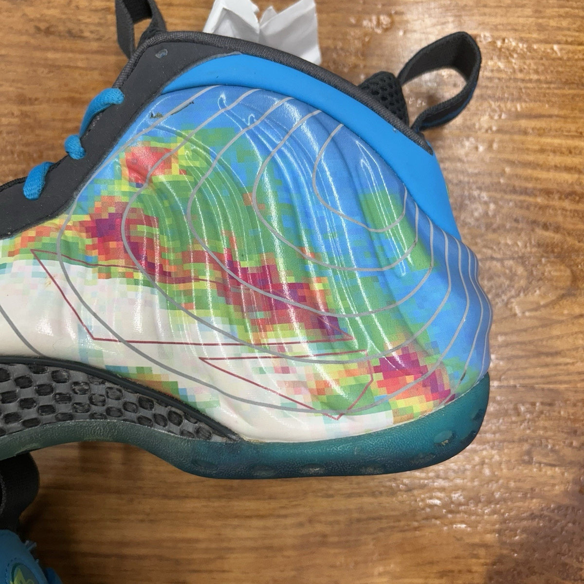 Size 13 - Nike Air Foamposite One PRM Weatherman Lightly Worn No Separation