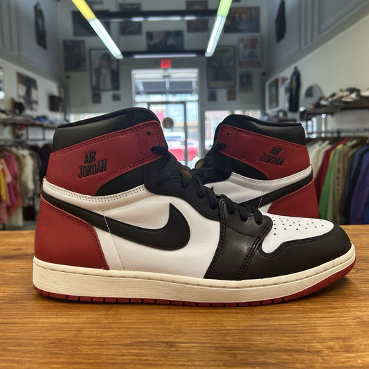 Size 13 - Air Jordan 1 Retro OG High Black Toe Reimagined Used