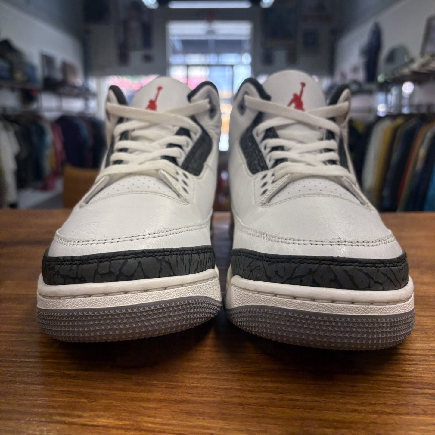 Size 10.5 -Jordan 3 Retro Cement Grey