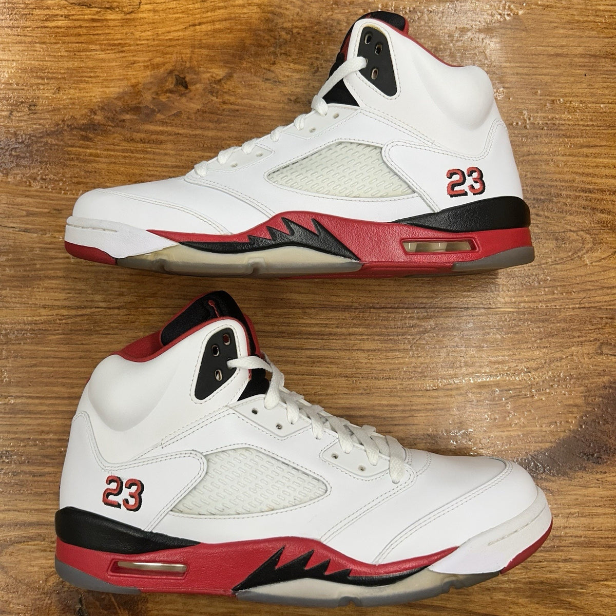 Size 11.5 - Air Jordan 5 Retro 2013 Fire Red Lightly Worn