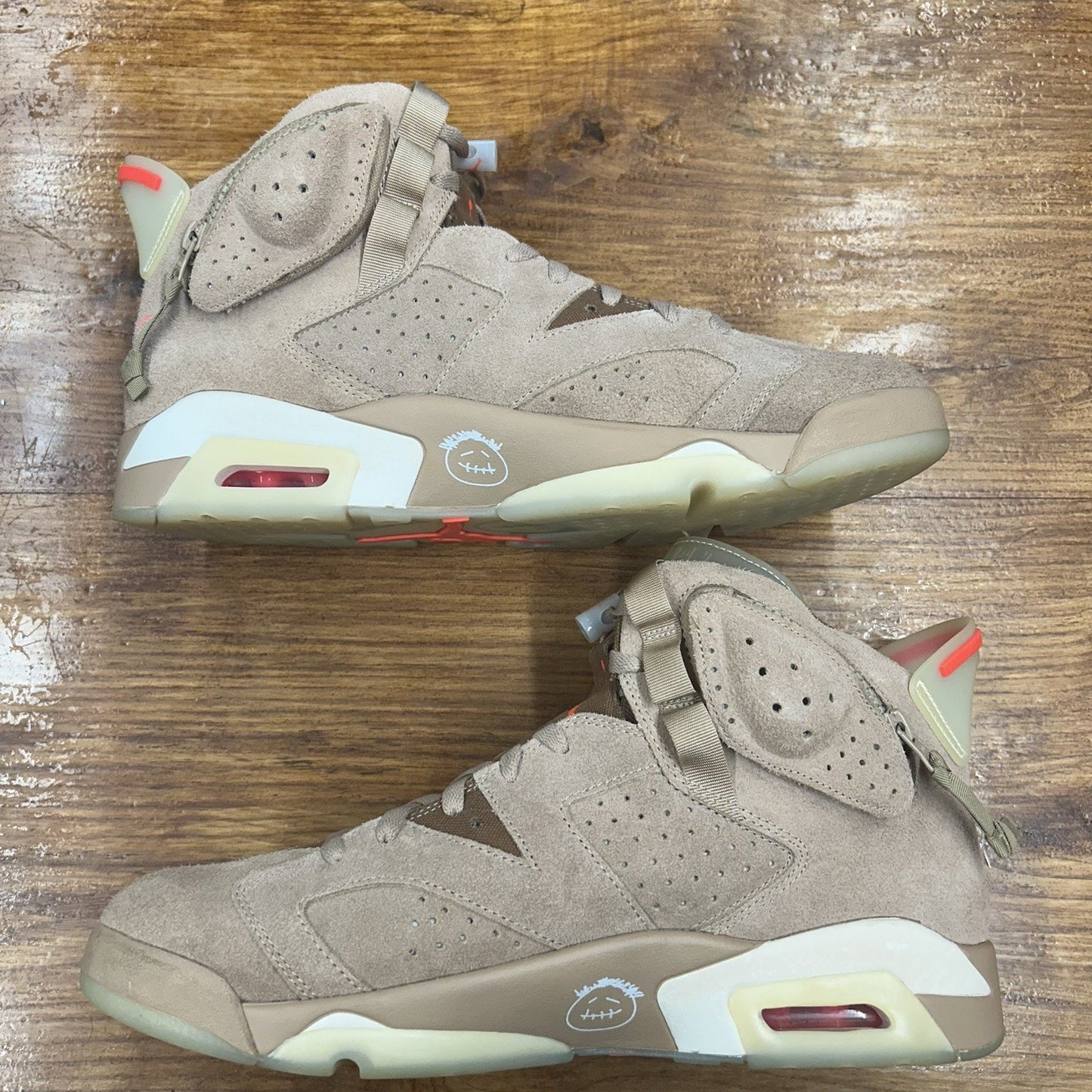 Size 13 - Jordan 6 x Travis Scott British Khaki