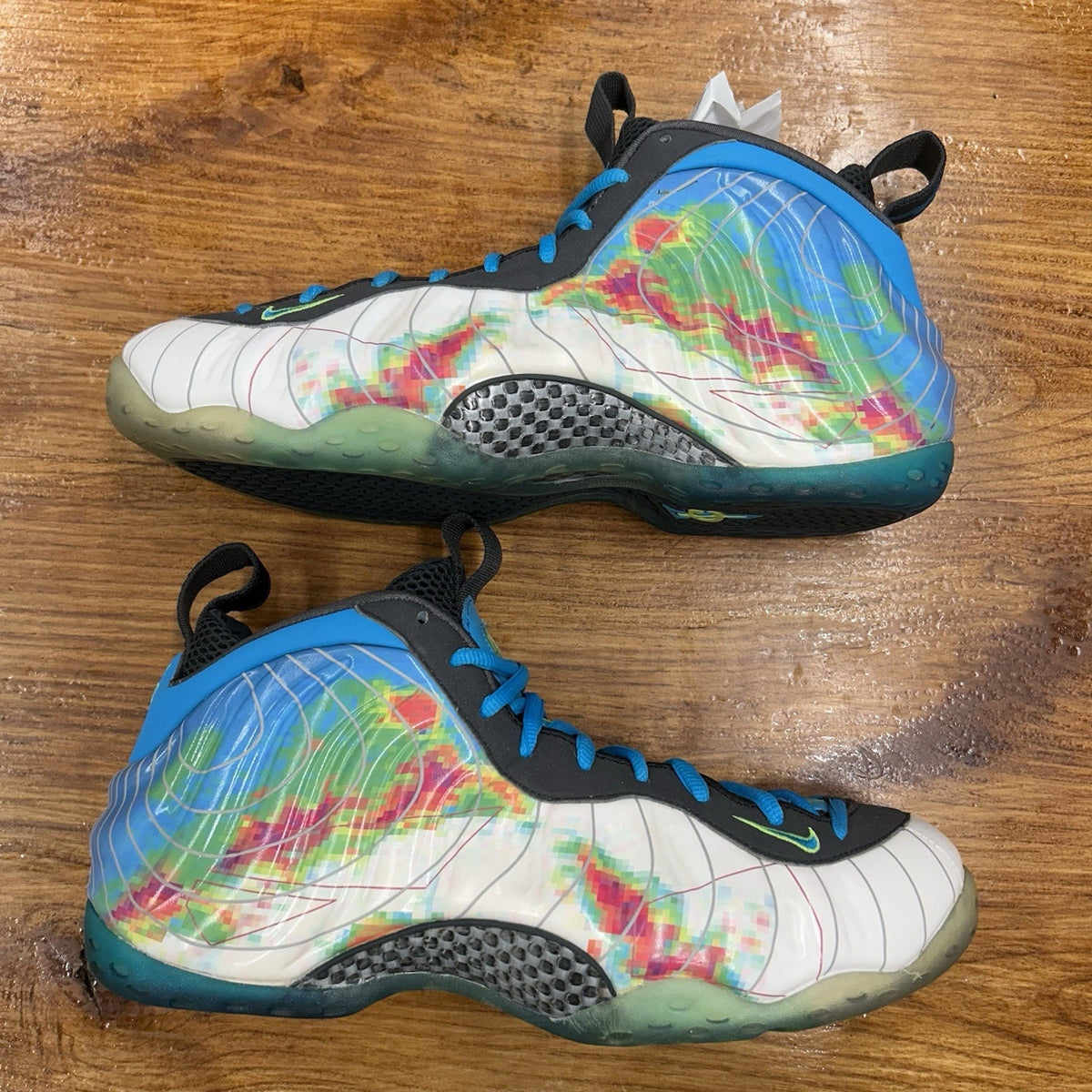 Size 13 - Nike Air Foamposite One PRM Weatherman Lightly Worn No Separation