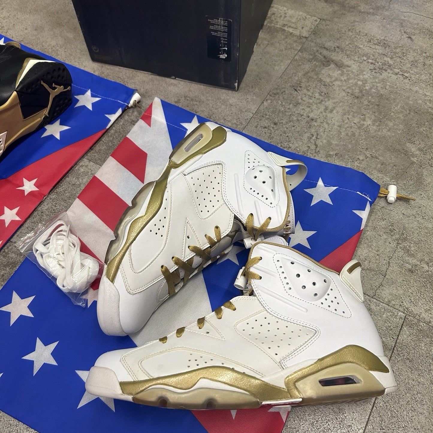 Size 10.5 - Air Jordan 7/6 Retro Golden Moments Pack