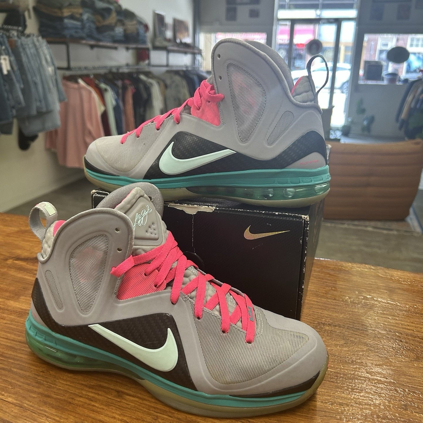 Size 10 - Nike LeBron 9 P.S. Elite South Beach Lightly Worn OG All
