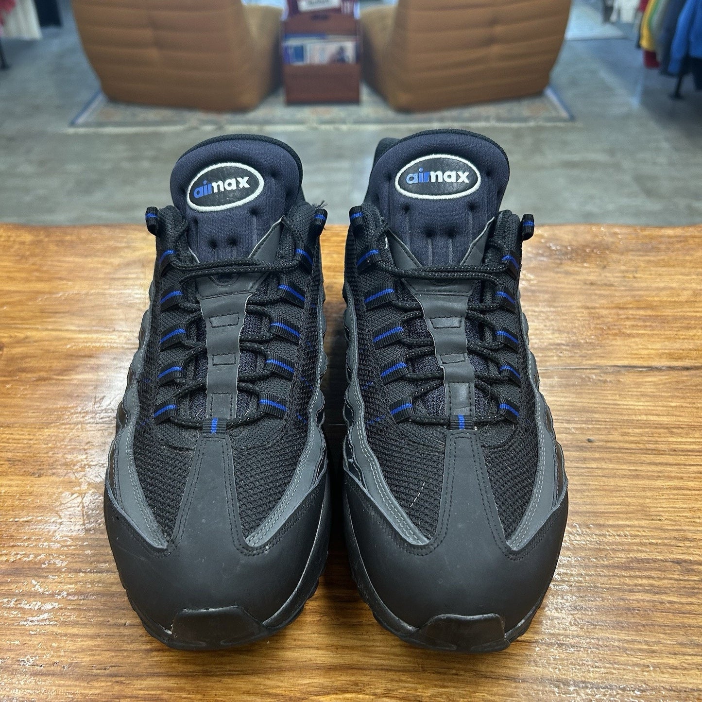 Size 13 - Nike Air Max 95 Essential Black Game Royal