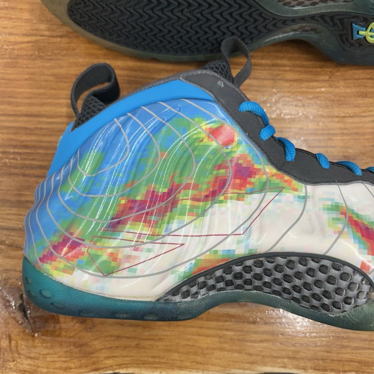 Size 13 - Nike Air Foamposite One PRM Weatherman Lightly Worn No Separation