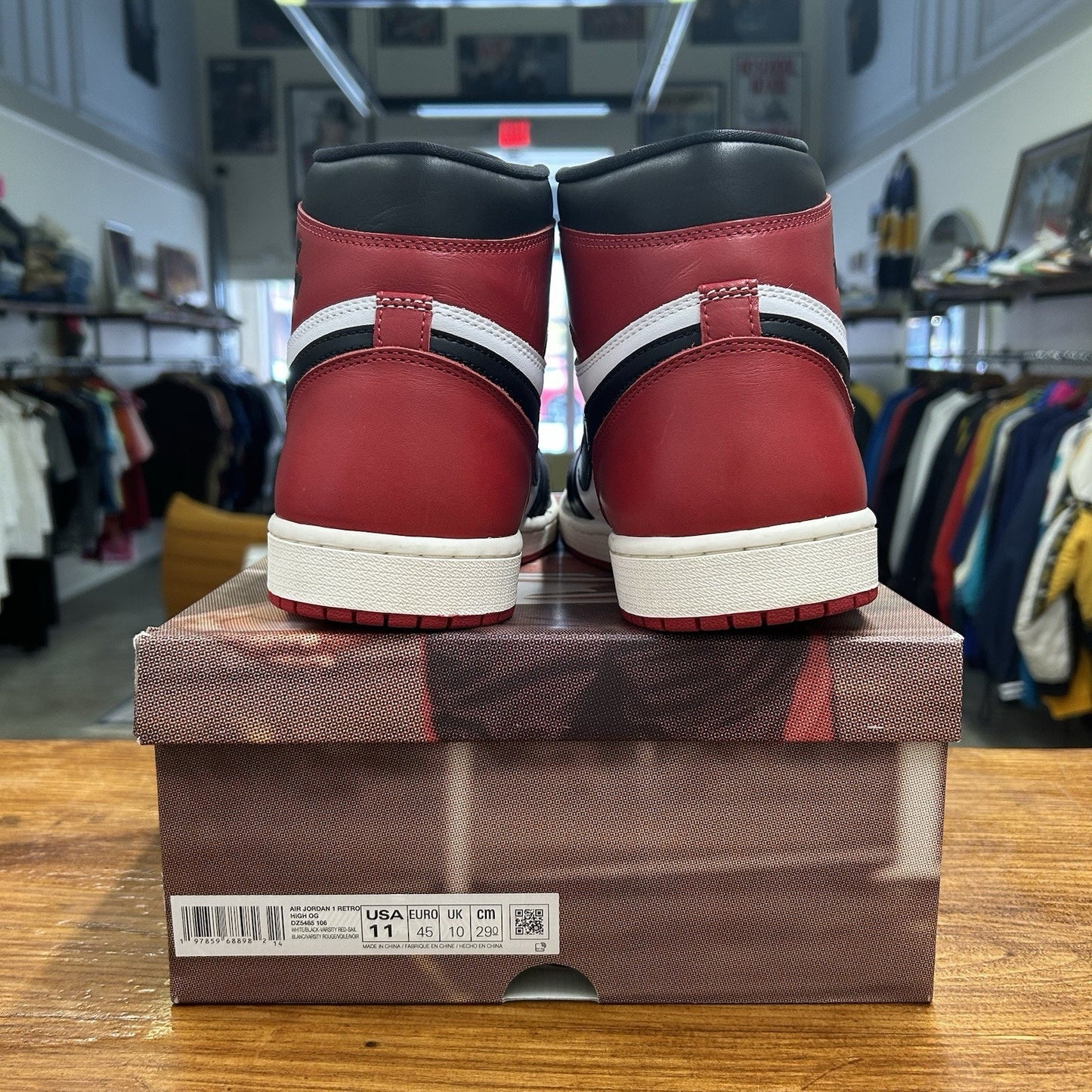 Jordan High Black Toe Reimagined - Like New - $120