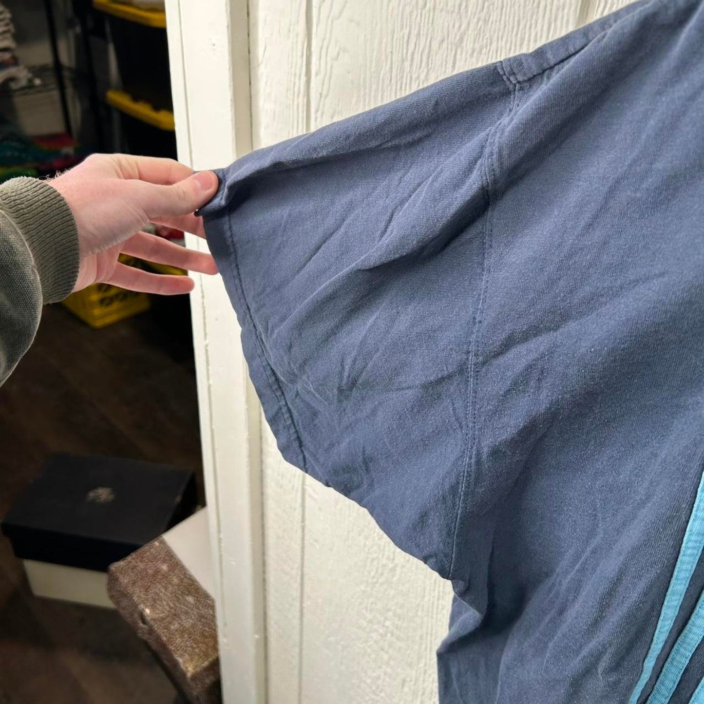 Vintage 90’s Embroidered Adidas Heavyweight Tee (XL)