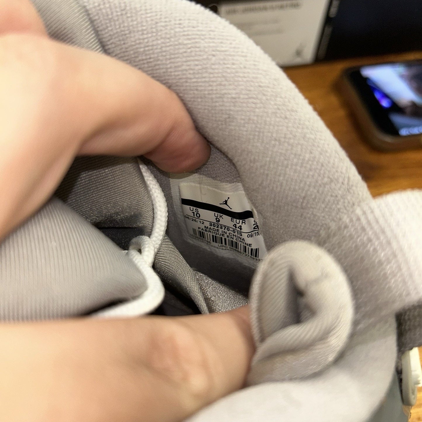 Size 10 - Air Jordan 9 2012 Cool Grey