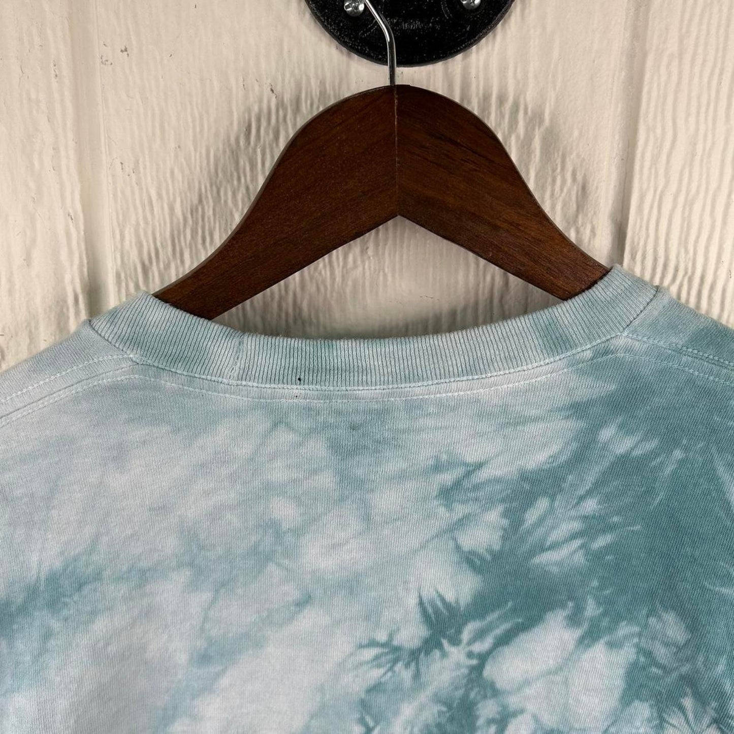 Y2K Kitten Blue Tie-Dye Long Sleeve (XL)