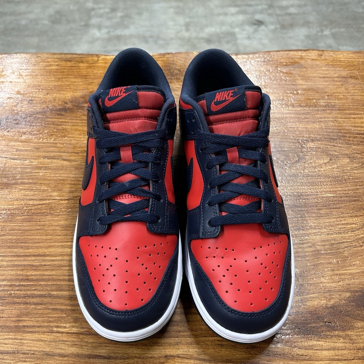 Nike Dunk Low Navy Red - Used - 10 Men's