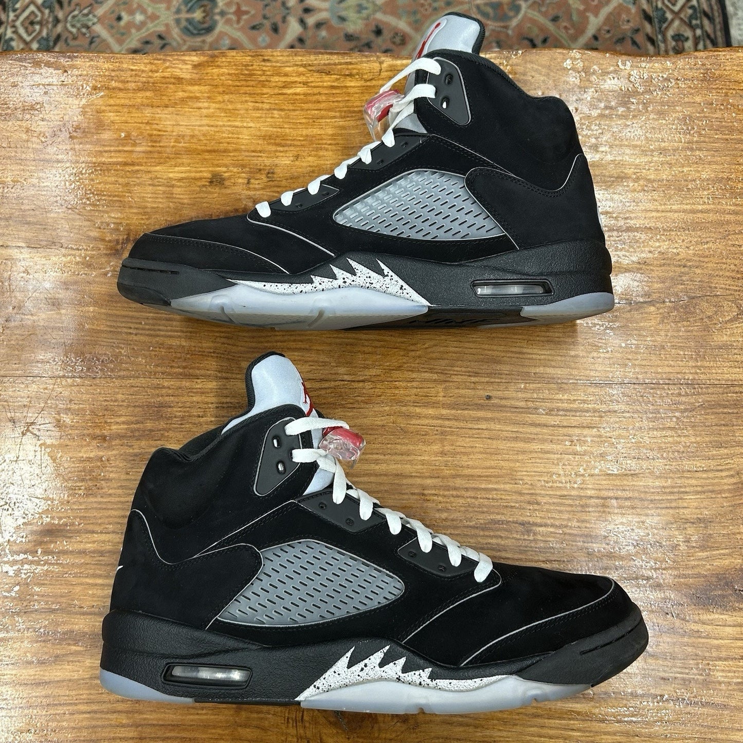 Size 13 - Air Jordan 5 Retro OG Black Metallic Reimagined Lightly Worn