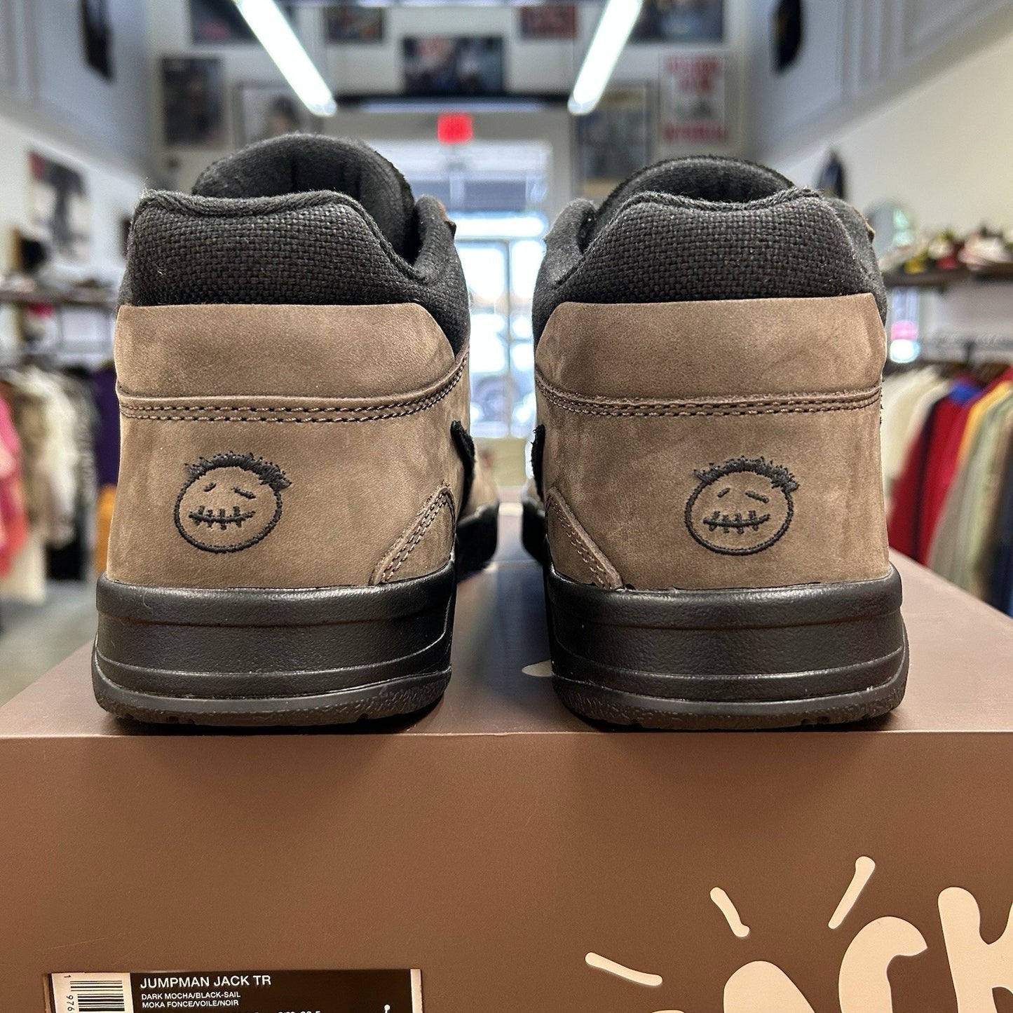 Size 10.5 - Travis Scott x Air Jordan Jordan Jumpman Jack TR Dark Mocha
