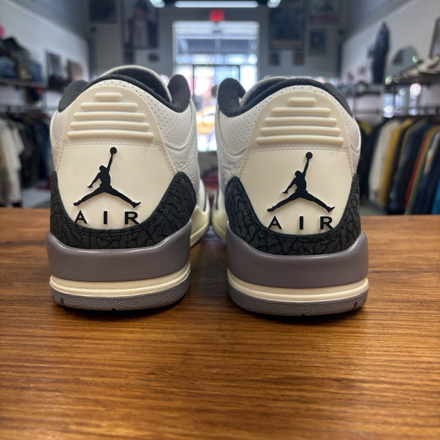 Size 10.5 -Jordan 3 Retro Cement Grey
