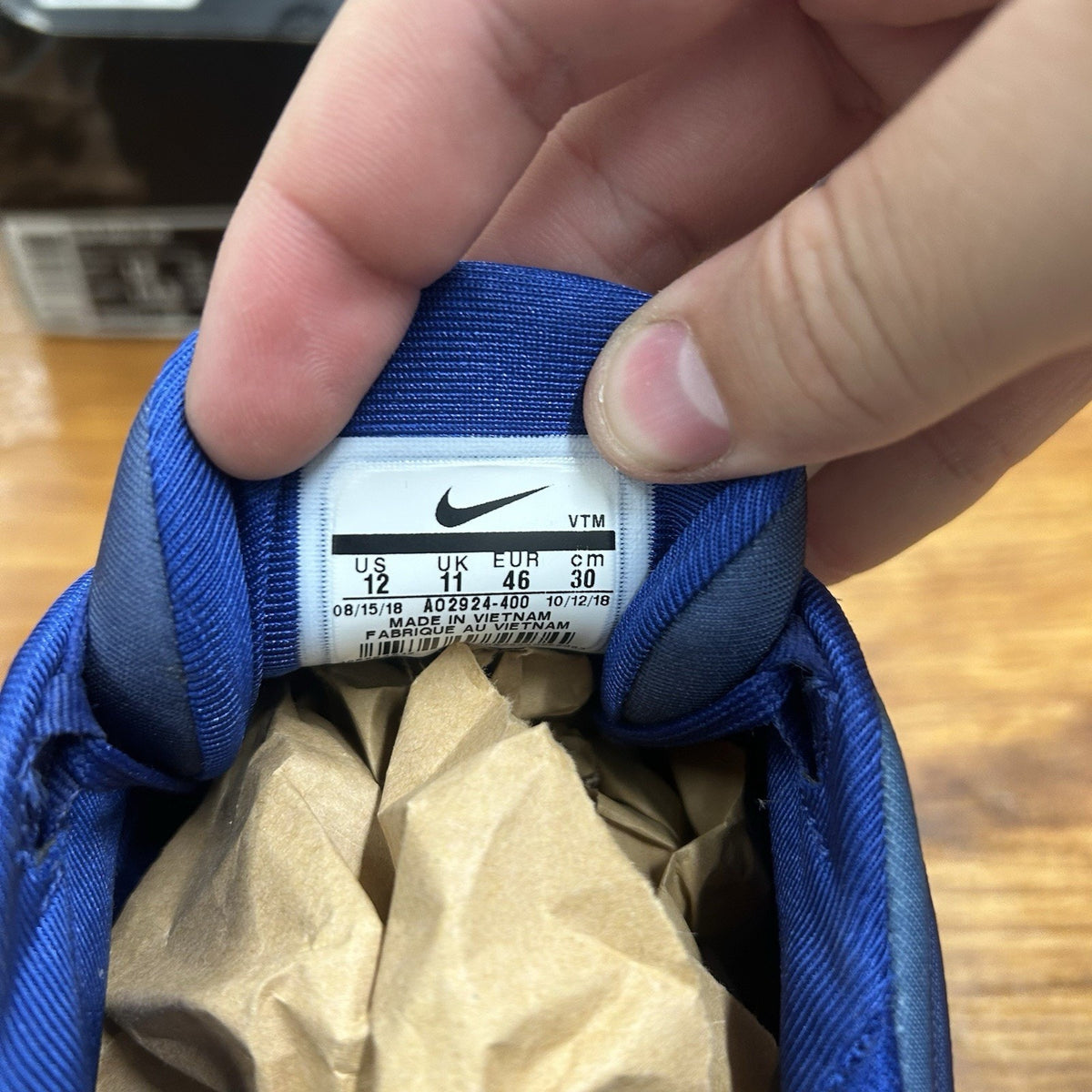 Size 12 - Nike Air Max 720 Sea Forest Lightly Worn With Box