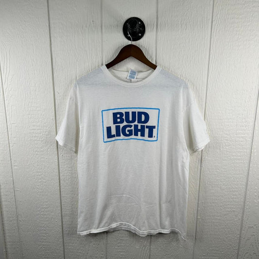 Y2K Bud Light Beer Graphic Tee (XL)