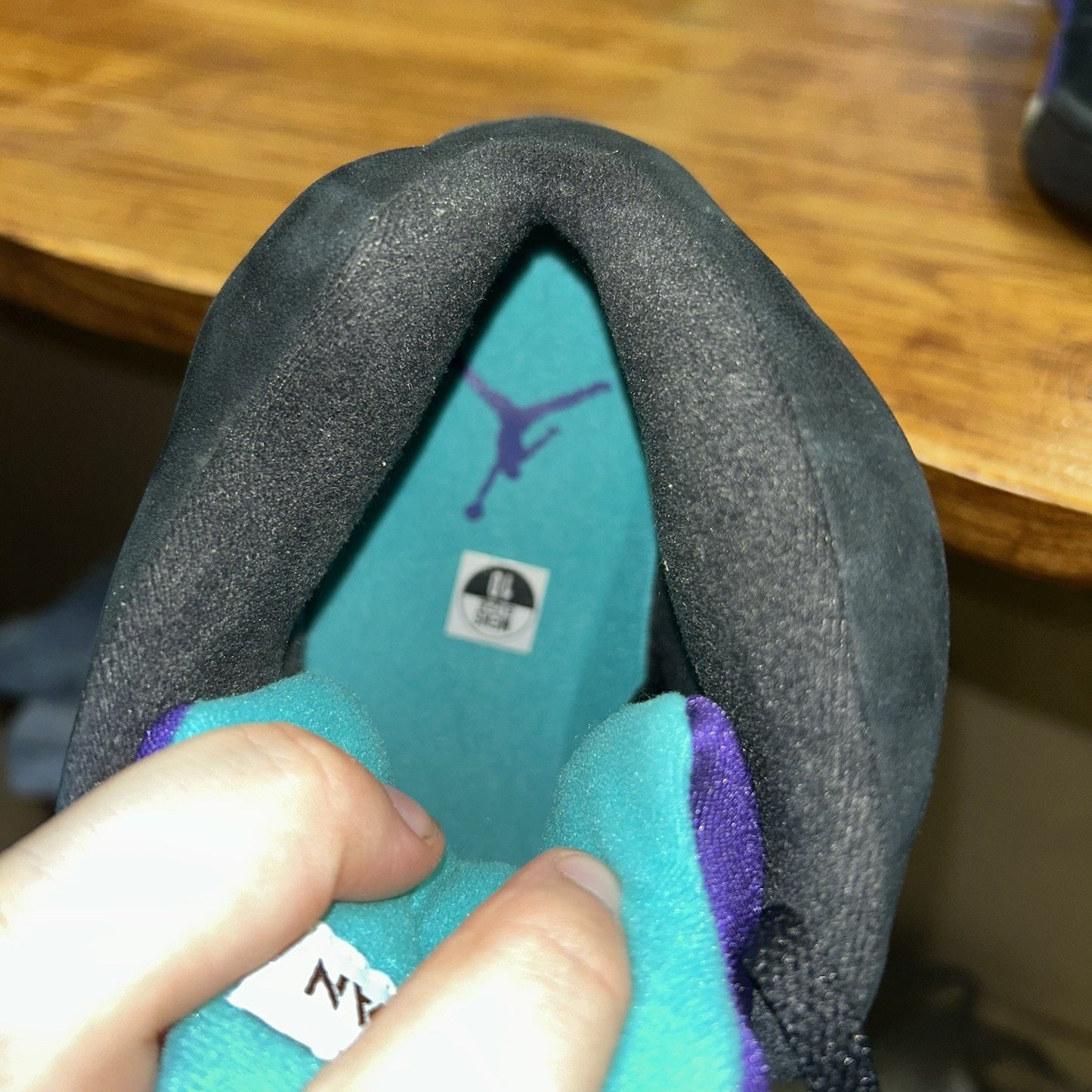 Size 10 - Air Jordan 5 Retro Black Grape