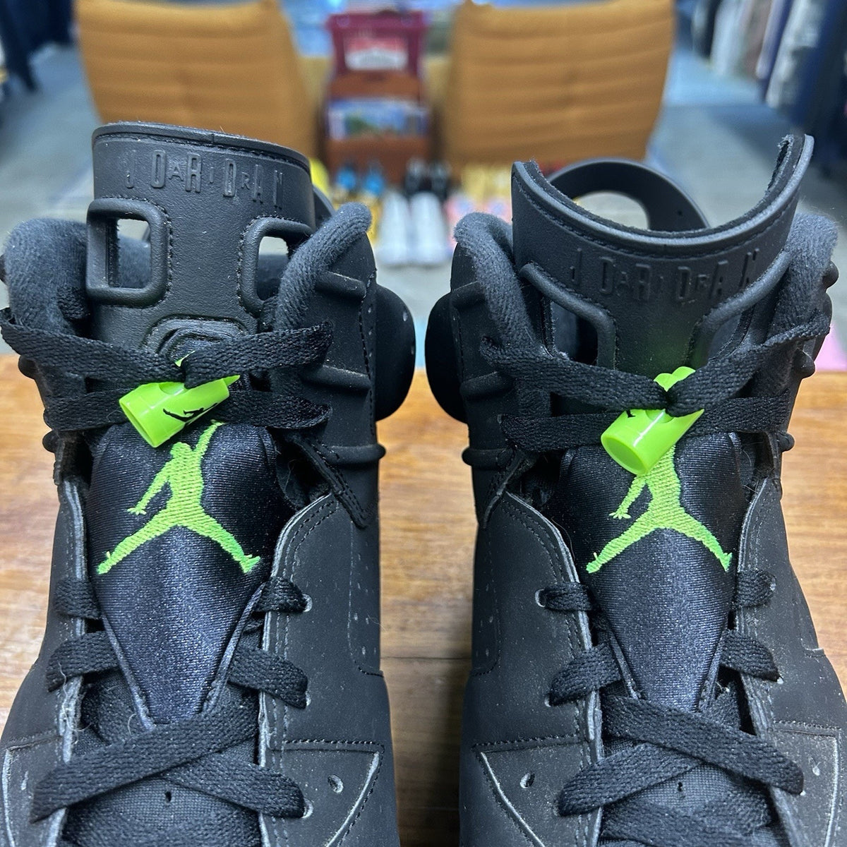Size 12 - Jordan 6 Retro Electric Green 2021 Lightly Worn