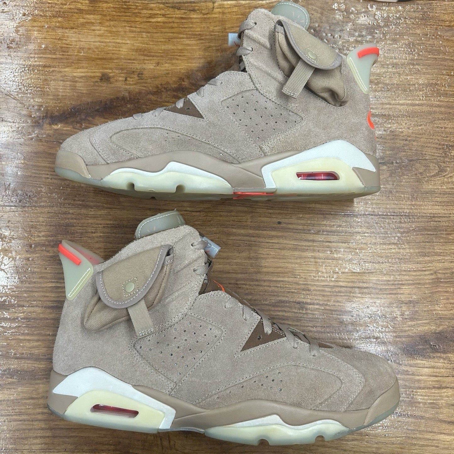 Size 13 - Jordan 6 x Travis Scott British Khaki