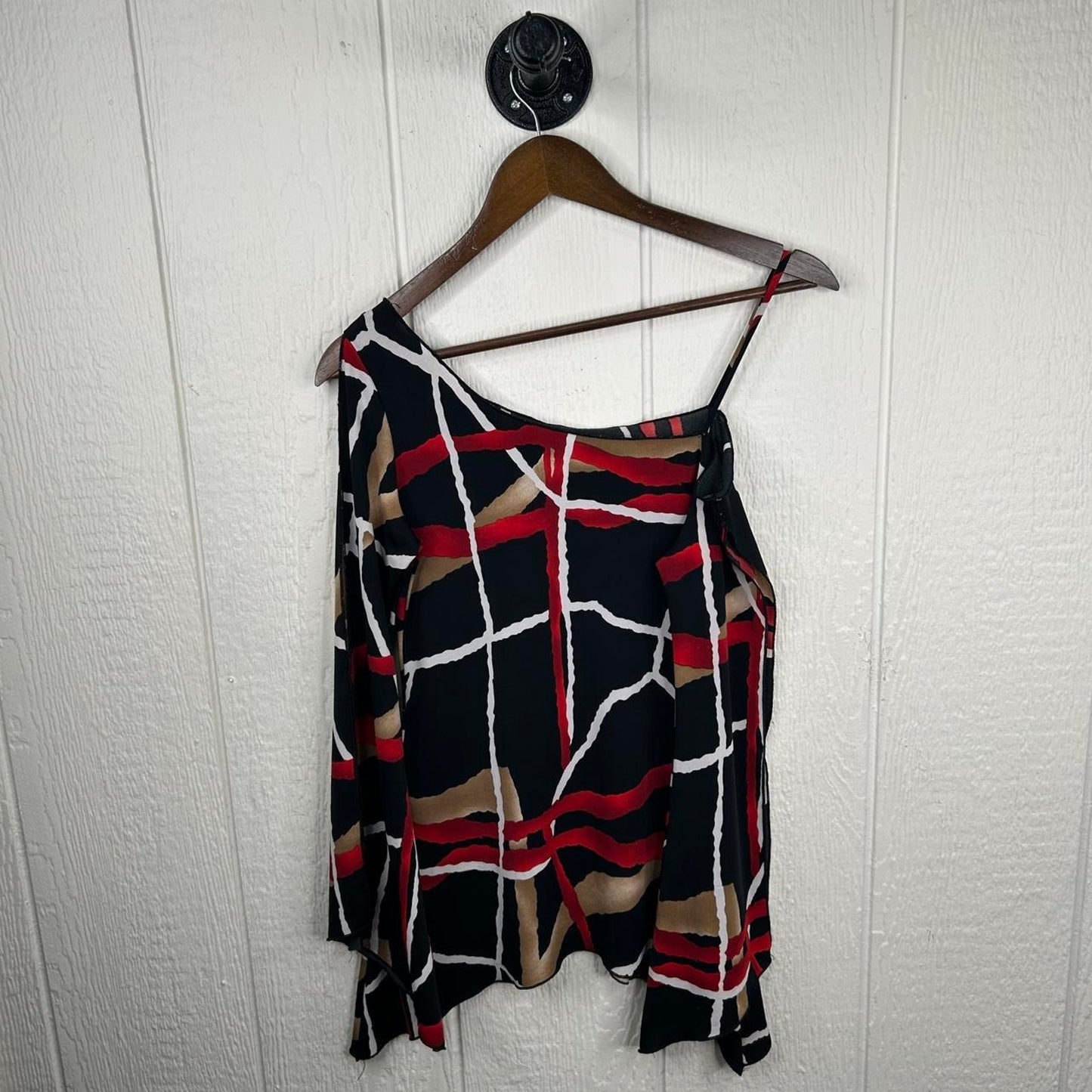 Vintage y2k Rave Off the Shoulder Bell Sleeve Tuscan Style Top (XS/S)