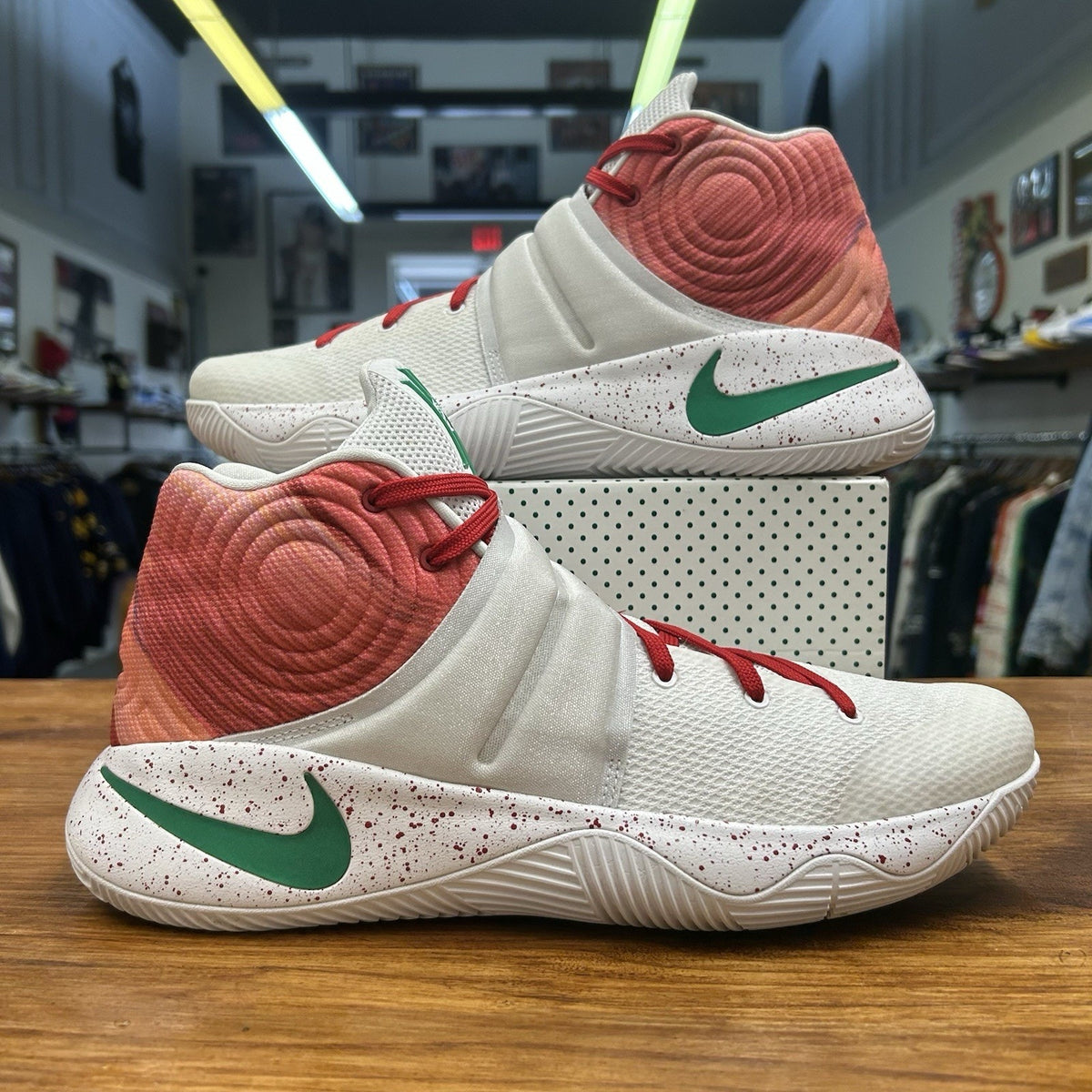 Size 12 - Nike Kyrie 2 Ky-Rispy Kreme Special Box Version 1 White 2016 Tried On